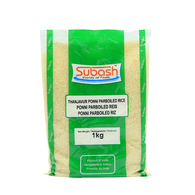 Subash Ponni Boiled Rice - 1kg - salpers.ch