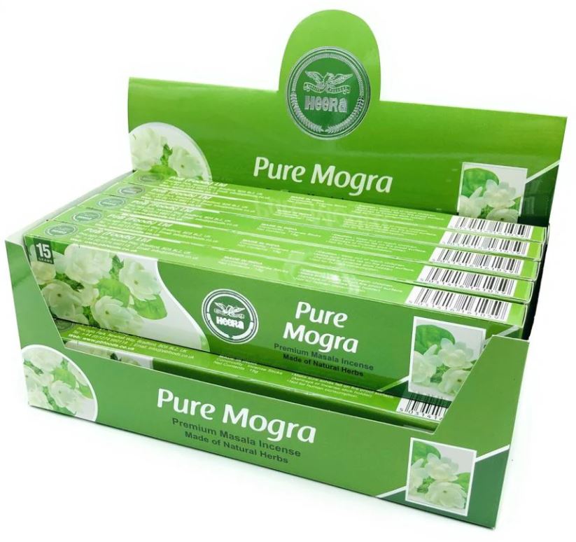 Heera Pure Mogra Agarbatti - Incense - 15 Stick Pack - salpers.ch