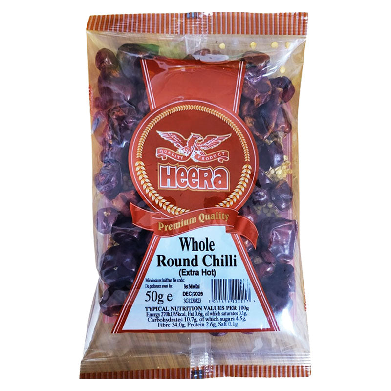 Heera Chilli Whole Round - 50g - salpers.ch