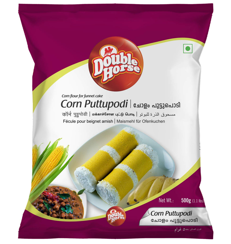 Double Horse Corn Puttupodi - 500g - salpers.ch