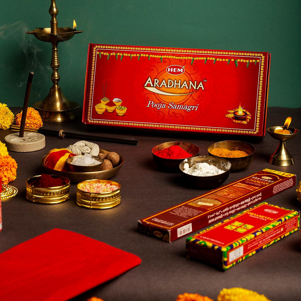 Aradhna Pooja Samagri Pack Contain 14 Essentials - salpers.ch