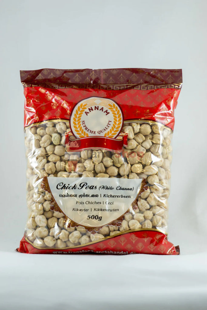 Annam Chick Pea - White Chick Pea - 500g - salpers.ch