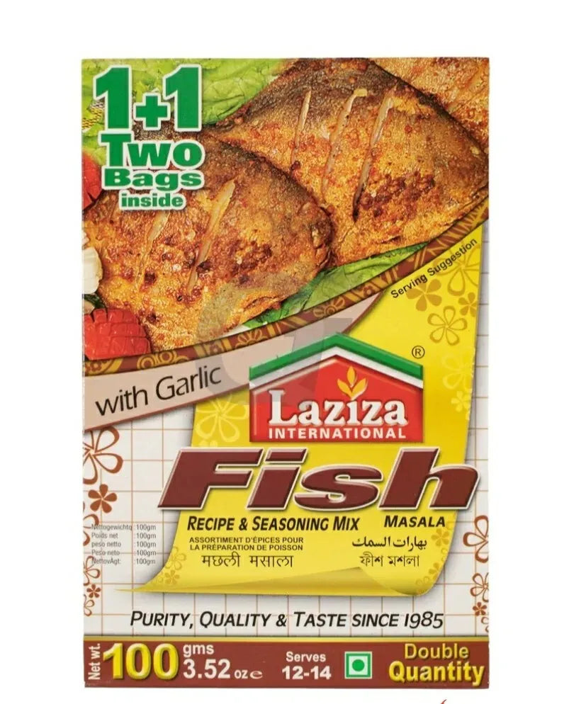 Laziza Fish Masala - Double Pack - 100g - salpers.ch