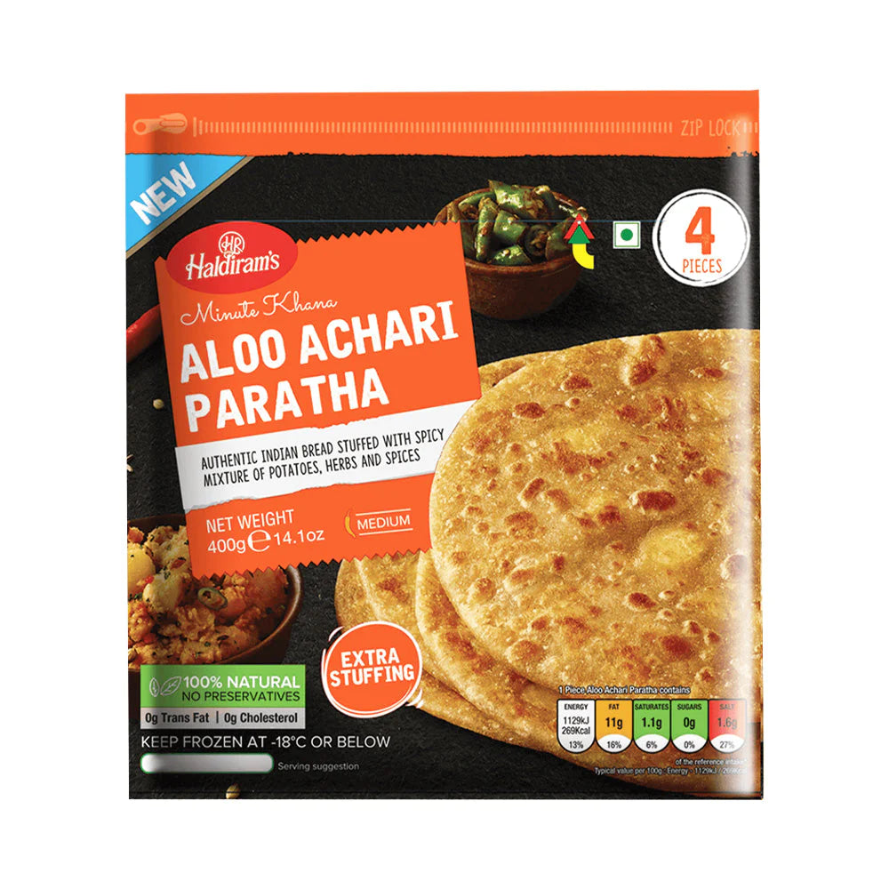 Frozen - Haldiram's Aloo Achari Paratha - (4Pcs) - salpers.ch