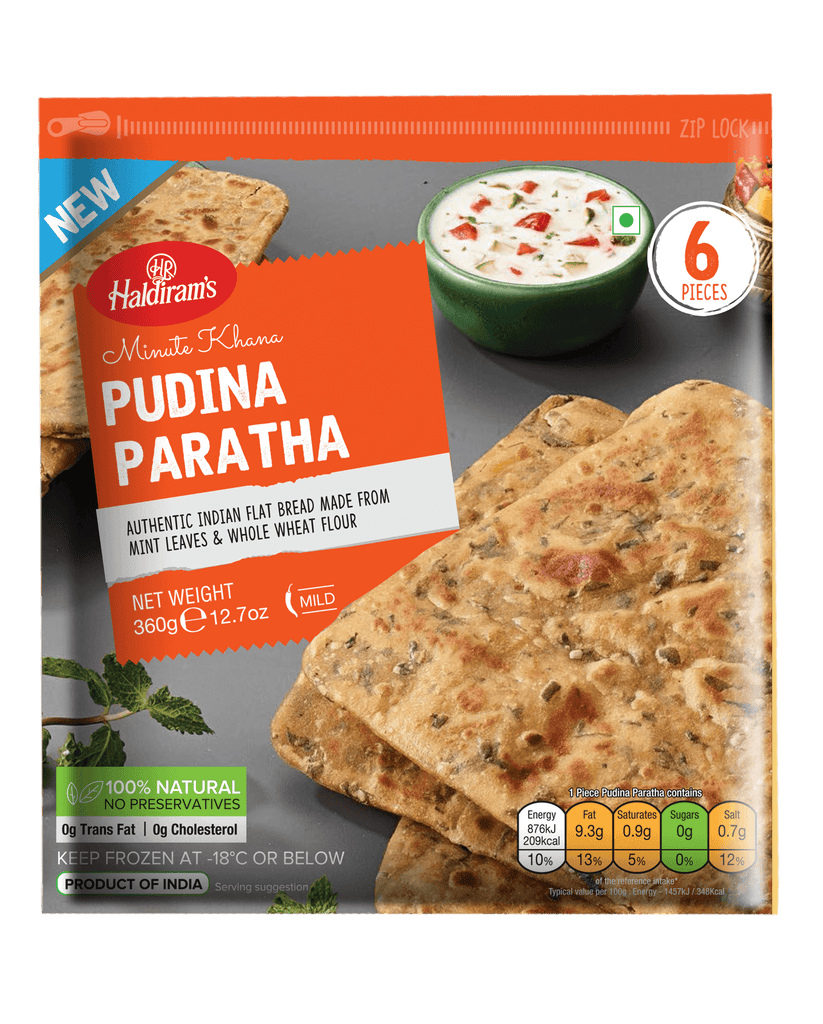 Frozen - Haldiram's Pudina Paratha - (6Pcs) - salpers.ch