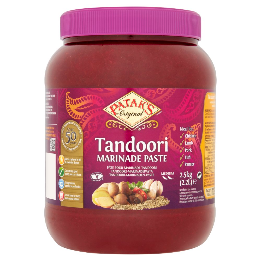 Pataks Tandoori Paste - 2.5Kg - salpers.ch