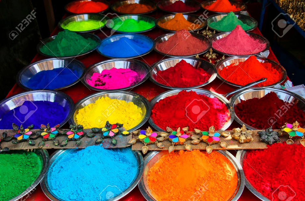 Holi Colors - Mix Colors - 5 X 100g - (EU Approved) - salpers.ch