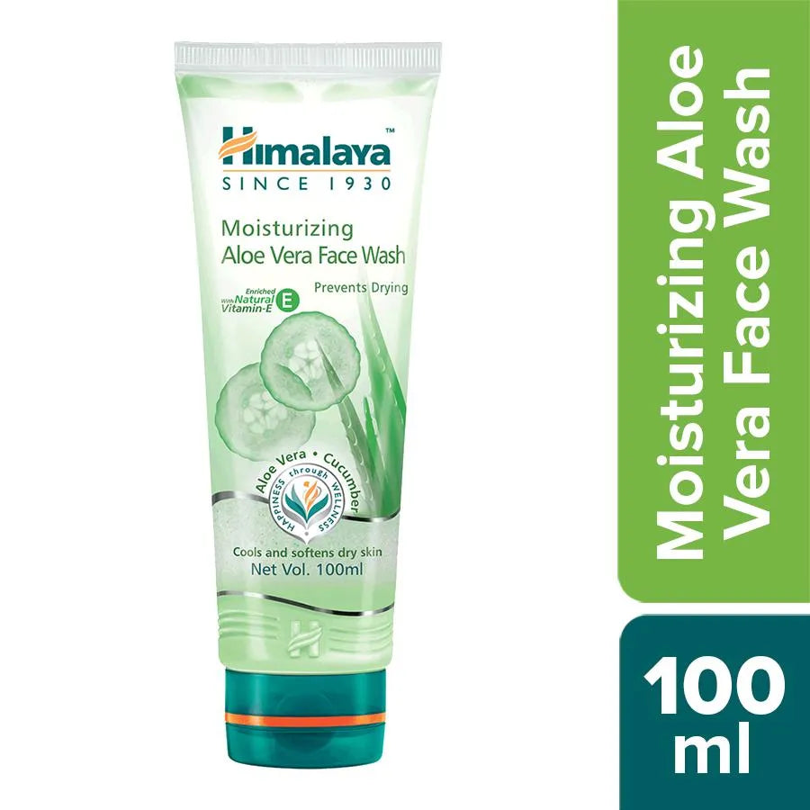 Himalaya Moisturizing Aloe Vera Face Wash - 100ml - salpers.ch