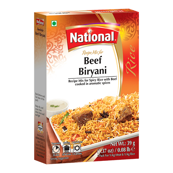 National Beef Biryani - 39g - salpers.ch