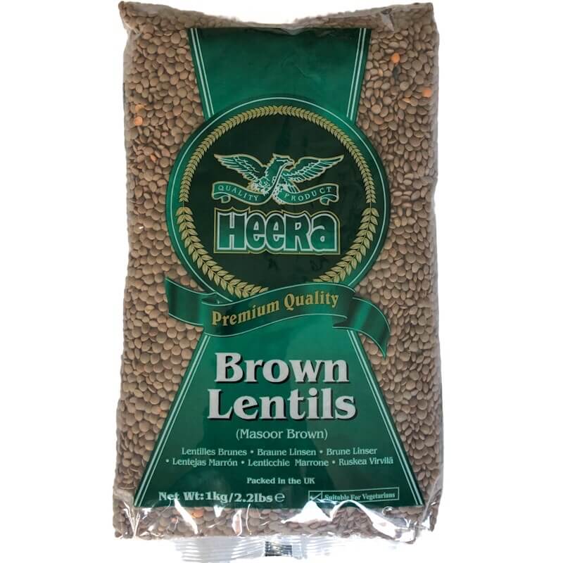 Heera Brown Lentils - 2Kg - salpers.ch