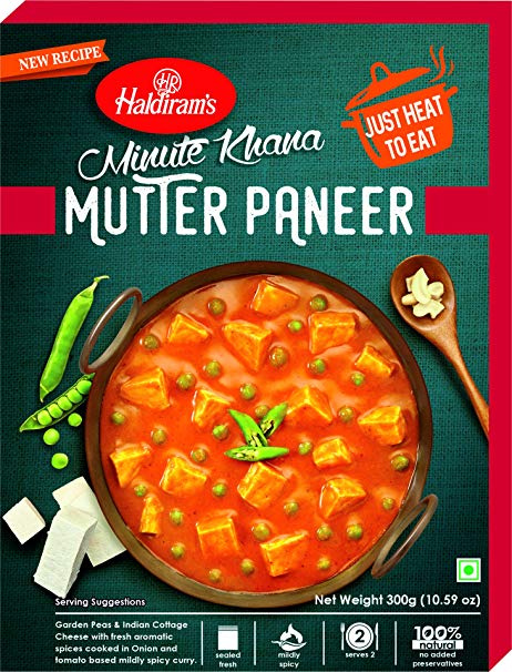 Haldiram's Mutter Paneer - 300g - salpers.ch