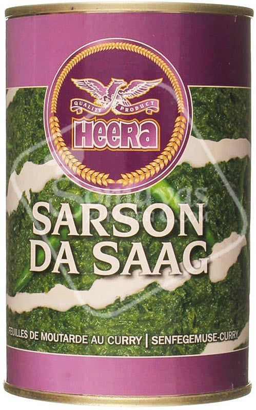 Heera Sarson Da Saag - Tin Pack - 450g - salpers.ch