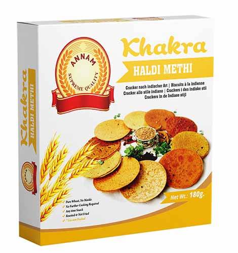 Annam Khakra - Haldi Methi - 180g - salpers.ch