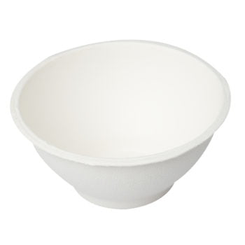 100 % Eco Friendly Round Bowl - White - 180 ml - 50 Pcs - salpers.ch