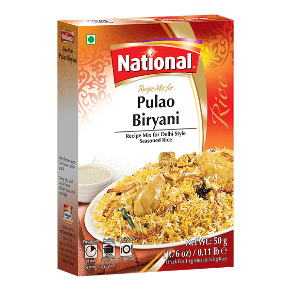 National Pulao Biryani Masala - 50g - salpers.ch