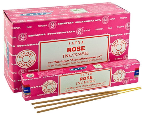 Satya Rose Incense - 15g Pack - salpers.ch