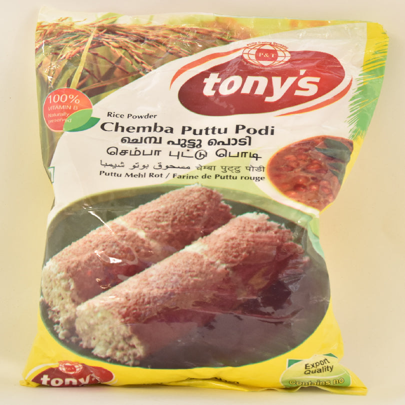 Tony's Chemba Puttu Podi- Puttu Mehl Rot - 1Kg - salpers.ch