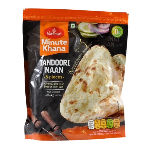 Frozen - Haldiram's Tandoori Naan (5Pcs) - 400g - salpers.ch