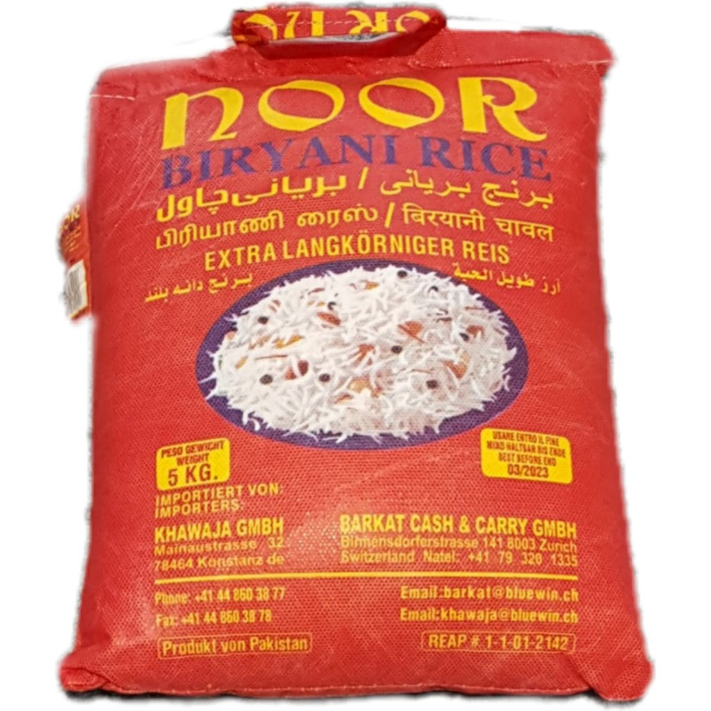 Noor Biryani Rice - 5Kg - salpers.ch