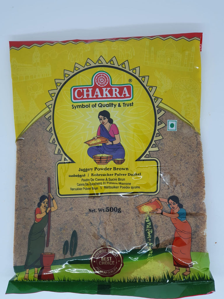 Chakra Jaggery Powder Brown - 500g - salpers.ch