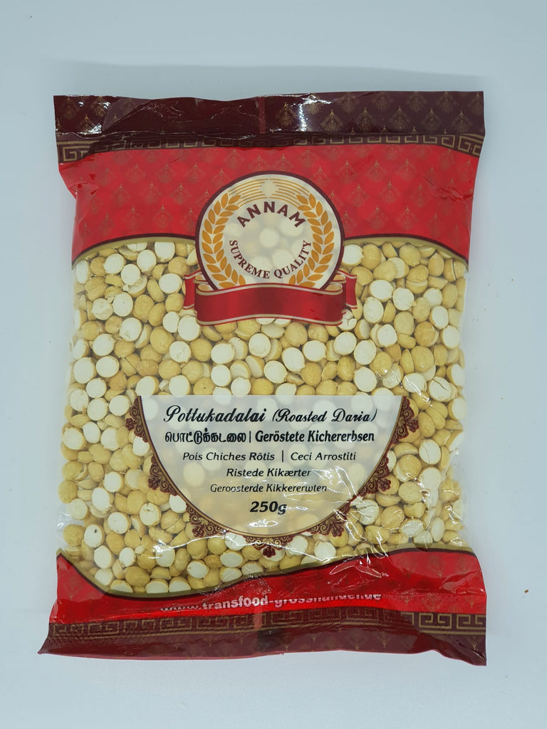 Annam Roasted Daria (Pottukadalai) - 250g - salpers.ch