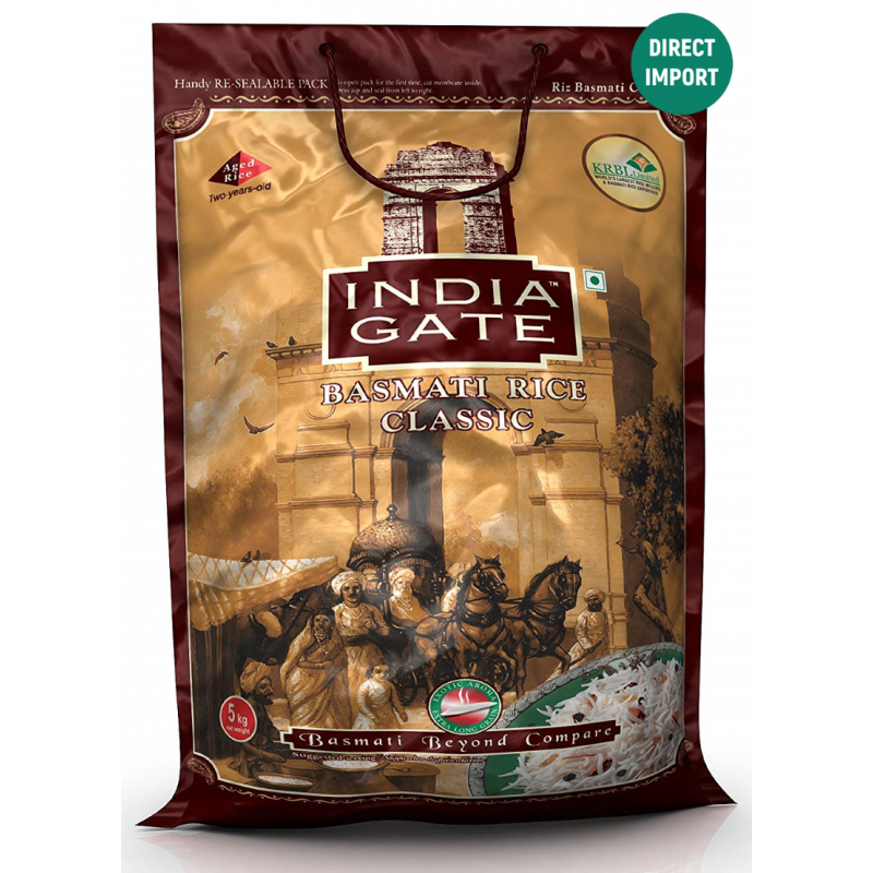 India Gate Classic Basmati Rice - 5KG - salpers.ch