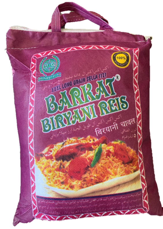 Barkat XXXL Long Grain Sella Rice - Purple - 5kg - salpers.ch