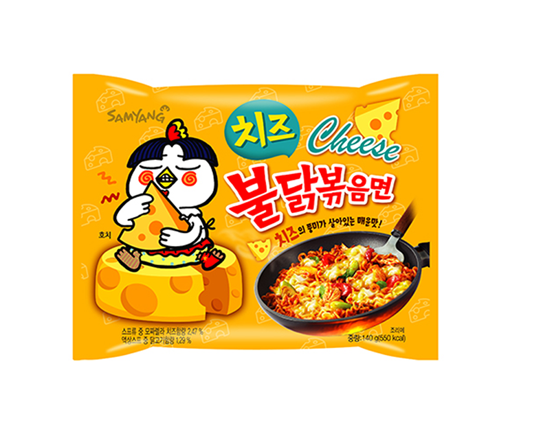 Cheese Hot Chicken Ramyeon (Bag) - 140g - salpers.ch