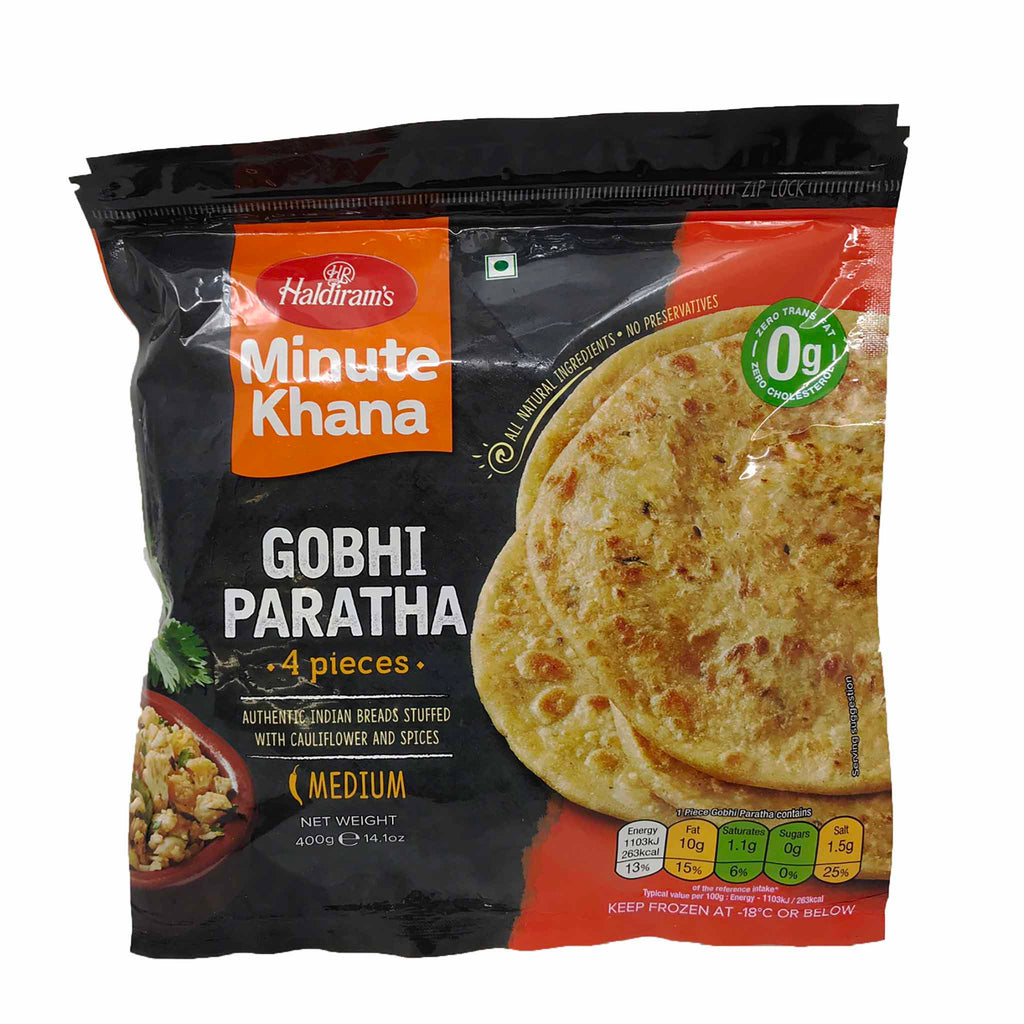 Frozen - Haldiram's Gobhi Paratha (4Pcs) - 400g - salpers.ch