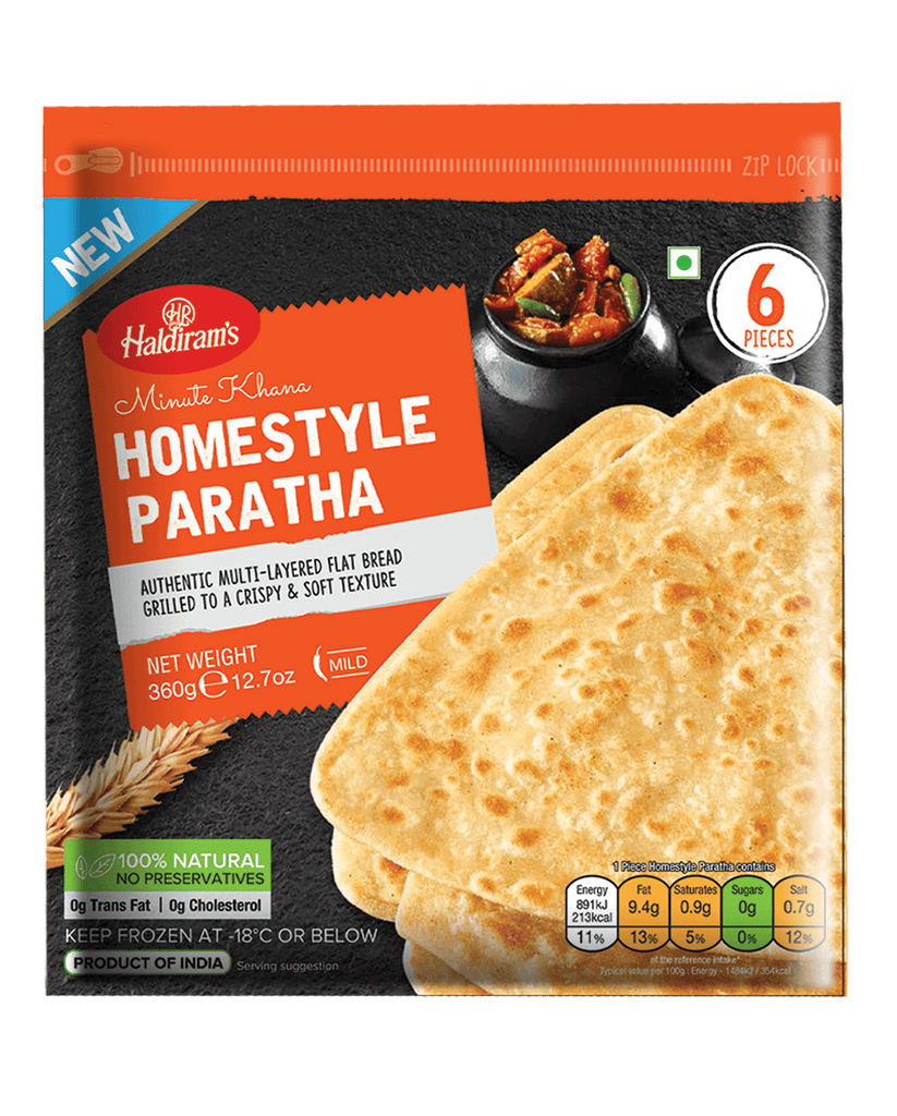 Frozen - Haldiram's Home Style Paratha (6Pcs) - salpers.ch