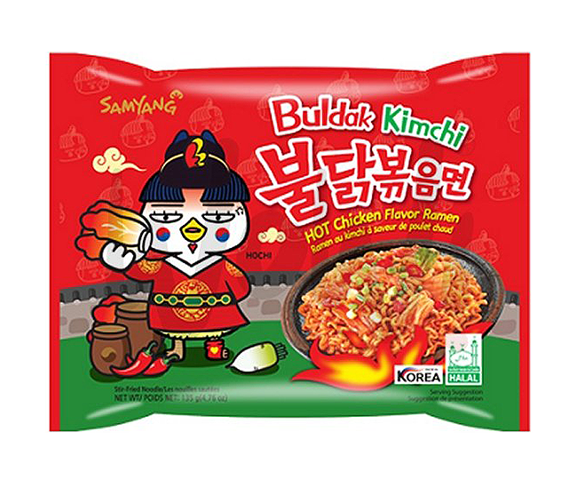 Kimchi Hot Chicken Ramyeon (Bag) - 135g - salpers.ch