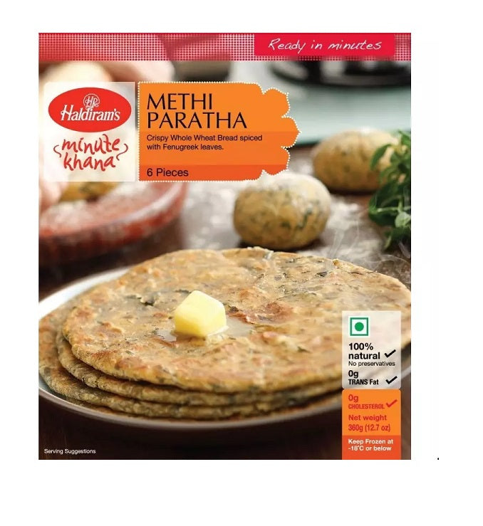 Frozen - Haldiram's Methi Paratha - (6Pcs) - salpers.ch