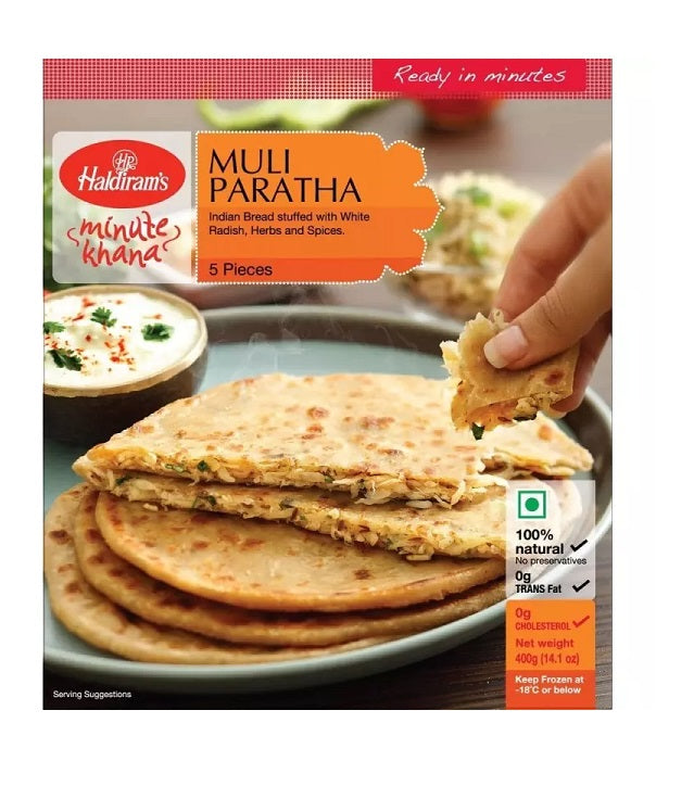 Frozen - Haldiram's Muli Paratha - (4Pcs) - salpers.ch